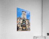 Historic Prague Astronomical Clock on Old Town Hall Tower. Acrylic Print