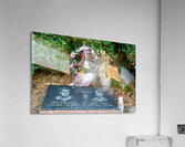 Memorial for Czech heroes Jan Palach and Jan Zajíc. Acrylic Print