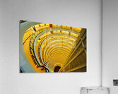 View down a multi story hotel atrium in Shanghai China Acrylic Print