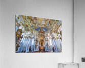 Visit to Wieskirche along the Romantic Road in Bavaria Germany Acrylic Print