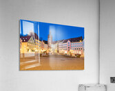 Explore Hauptplatz square in Landsberg am Lech on the Romantic R Acrylic Print