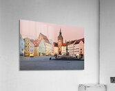 Exploring Hauptplatz square in Landsberg am Lech on the Romantic Acrylic Print