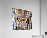 Hofkirche court church in Wurzburg along the Romantic Road in Ba Acrylic Print