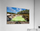 Views of devils bath in waiotapu thermal wonderland rotorua Acrylic Print