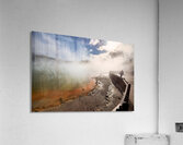Visit to champagne pool in waiotapu thermal wonderland rotorua Acrylic Print