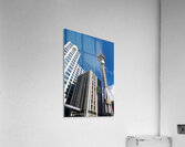 Sky Tower in Auckland showing city buildings and clear sky Acrylic Print