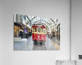 Sightseeing tram in Christchurch New Zealand for city tour Acrylic Print