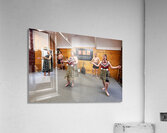 Haka performance at Whakarewarewa Maori Village in Rotorua Acrylic Print