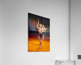 Two performers present a Maori haka dance in Auckland Acrylic Print