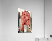 Maori carving in Auckland War Memorial Museum in New Zealand Acrylic Print