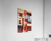 Maori carving at Whakarewarewa village in Rotorua New Zealand Acrylic Print