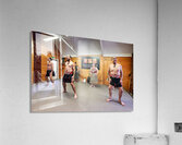 Haka dance at Whakarewarewa Maori Village Rotorua Acrylic Print