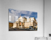 Palazzo delle Esposizioni in Rome invites visitors for art and c Acrylic Print
