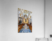 Church of St. Louis of the French in Rome showcases interior des Acrylic Print