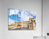 Visitors explore Quirinal Palace in Rome Italy during the day Acrylic Print
