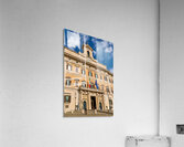 Palazzo Montecitorio stands in Rome Italy during a clear day Acrylic Print