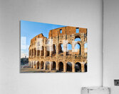 Colosseum stands tall in Rome during golden hour Acrylic Print