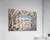 Frescoes in raphael rooms at vatican museums in rome italy Acrylic Print