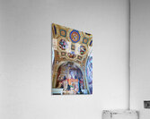 Exploring frescoes in the Raphael rooms at Vatican Museums Acrylic Print