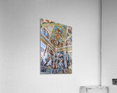 Frescoes in Raphael rooms at Vatican Museums in Rome Acrylic Print