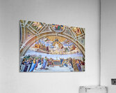 Frescoes of Raphael rooms at Vatican Museums in Rome Acrylic Print