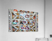 Famous ceiling of Sistine Chapel in Vatican Museums in Rome Acrylic Print