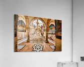 Visit to the church of the Holy Sepulchre in Jerusalem during th Acrylic Print
