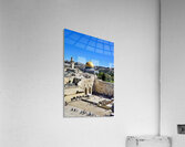 View of Temple Mount and surrounding area in Jerusalem Israel Acrylic Print