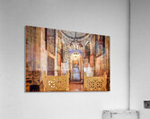 Visit to the church of the Holy Sepulchre in Jerusalem Israel Acrylic Print