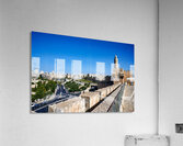 View of the old city ramparts in Jerusalem during the day Acrylic Print