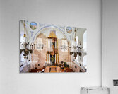 Hurva Synagogue in Jerusalem shows historic architecture and des Acrylic Print