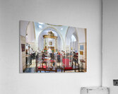 Four Sephardic synagogues in Jerusalem during prayer time Acrylic Print