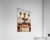 Hurva Synagogue in Jerusalem with visitors and a Torah Ark Acrylic Print