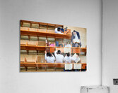 Prayer study at Hurva Synagogue in Jerusalem Acrylic Print