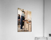 Prayers at the western wall in jerusalem Acrylic Print