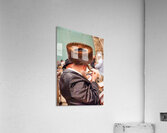 Orthodox Jews pray and read at the Wailing Wall in Jerusalem Acrylic Print