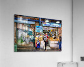 Market scene in Mahane Yehuda Market Jerusalem Israel Impression acrylique