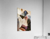 Orthodox Jews at Wailing Wall in Jerusalem during Prayer Time Acrylic Print