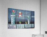 Art on the west bank separation wall in Bethlehem Jerusalem Acrylic Print