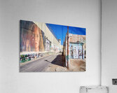 West Bank separation wall in Bethlehem shows murals and artwork Acrylic Print