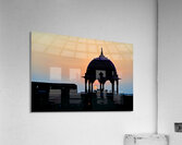 Sunset view at Khimsar Fort in Rajasthan India Acrylic Print