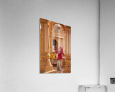 Girls playing in Jaisalmer Rajasthan during the evening light Acrylic Print