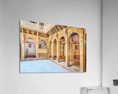 Exploring a traditional haveli house in Jaisalmer Rajasthan Acrylic Print