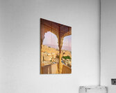 Walls of Jaisalmer glow at sunset in Rajasthan India Acrylic Print