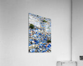 Cityscape of blue houses in Jodhpur Rajasthan during the aftern Acrylic Print