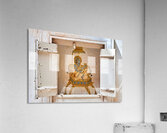 Artwork of a seated figure in Mehrangarh Fort Jodhpur Rajastha Acrylic Print