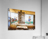 Painted house in Bundi shows culture of Rajasthan Acrylic Print