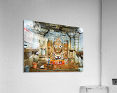 Rituals at Chittorgarh Fort in Rajasthan India during the day Acrylic Print