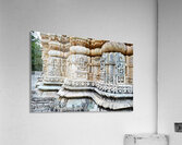Jain temples in Ranakpur Rajasthan showcase intricate carvings Acrylic Print
