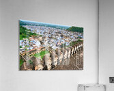 View from Taragarh Fort in Bundi Rajasthan showcasing city layo Acrylic Print